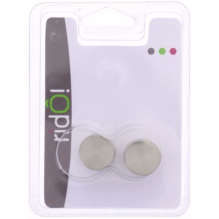 X'PRESS Lot de 2 Embouts Bouchon D16 Rideau - Inox