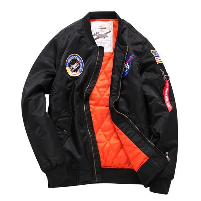Veste Col Éclair Fermeture Hiver Automne Et Homme Officier Chaud USraUw
