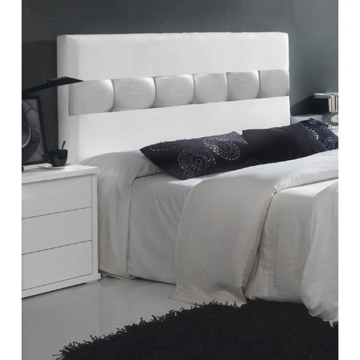 Tête de Lit Tapissé PU pour lit de 140 cm en MDF, 100 x ...