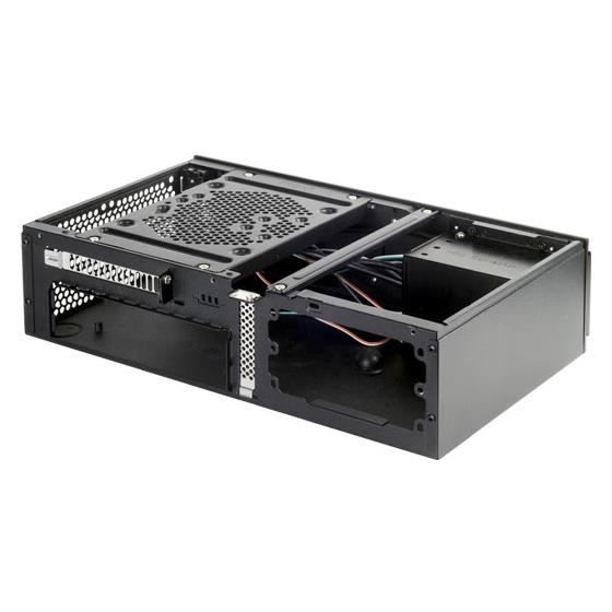 Silverstone SST-ML06B, PC, Aluminium, Acier, Mini-ITX,1