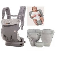 PORTE BÉBÉ Ergobaby Forfait bébé 4P 360 Dewy Grey avec coussi PORTE BÉBÉ Ergobaby Forfait bébé 4P 360 Dewy Grey avec coussi