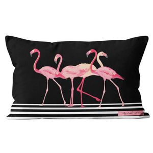 HOUSSE DE COUSSIN SOLEIL d'OCRE Housse de coussin Flamand rose 32 x 