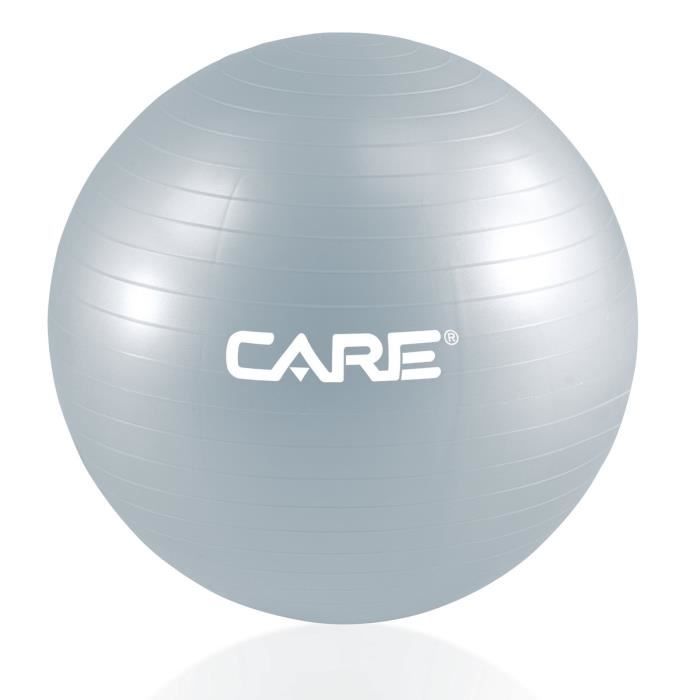 CARE Gym-Ball 55cm Anti-eclatement avec Pompe