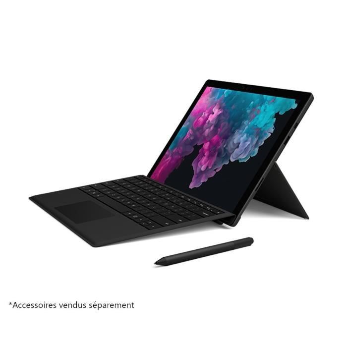 Microsoft Surface Pro 6 Core i5 RAM 8 Go SSD 256 Go - Noir