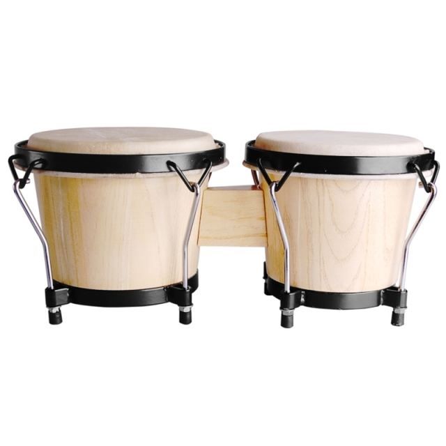 Bongos Eastar En Bois 6 Et 7 Pouces - Peau Véritable, Housse Incluse - Pour Débutants Et Enfants