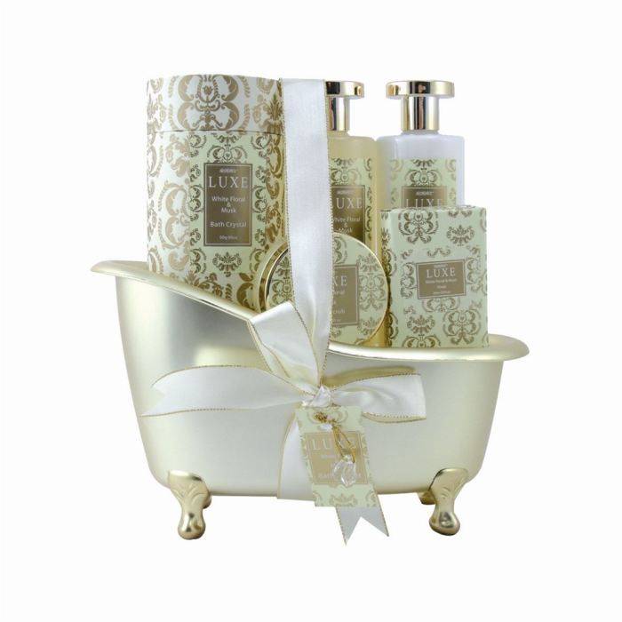 Baignoire de Bain - Luxe - Musc et Rose Blanche - Achat Baignoire de Bain - Luxe - Musc et Rose Blanche - Achat