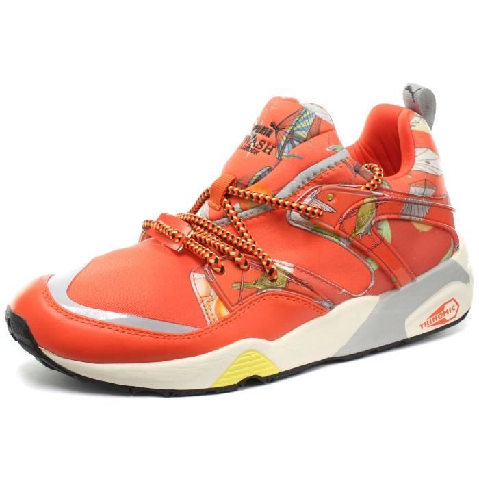 basket puma orange femme basket puma orange femme