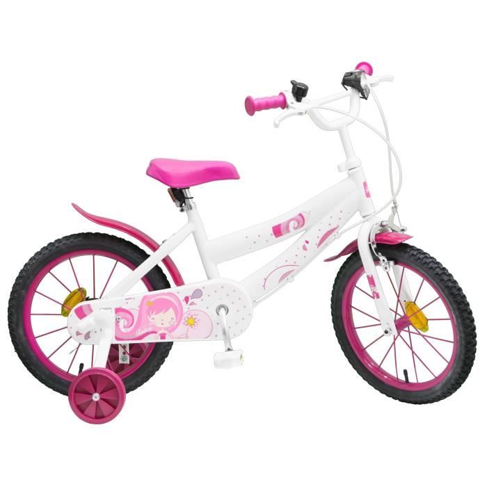 Vélo 16 Enfant fille 5/8 ans Prix pas cher Cdiscount