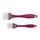GIMEL Lot de 2 Pinceau de cuisine violet, gris et