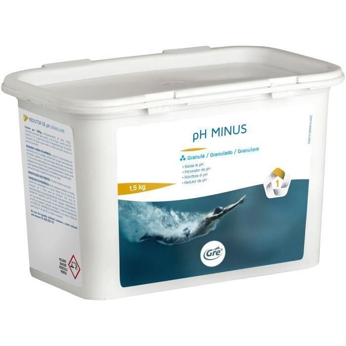 GRE Granulé régulateur de pH - 1 Kg - Pour baisser le pH (Lot de 2)