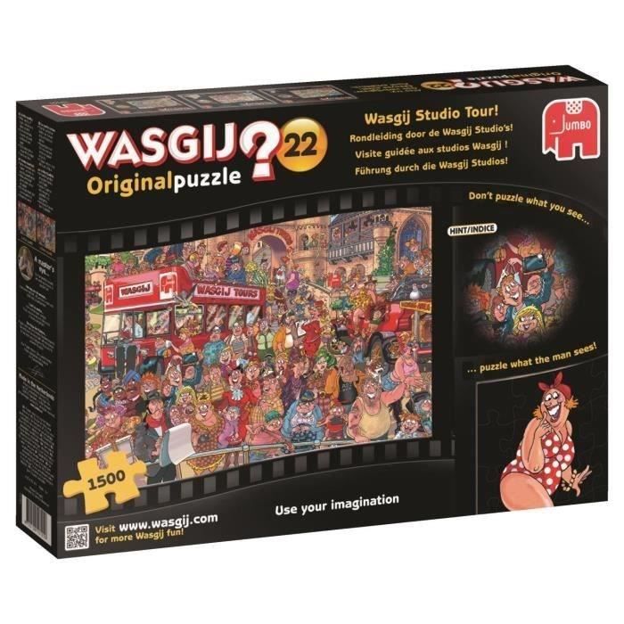 JUMBO Puzzle 1500 - Wasgij Original 22 Visite guidée aux studios Wasgij !