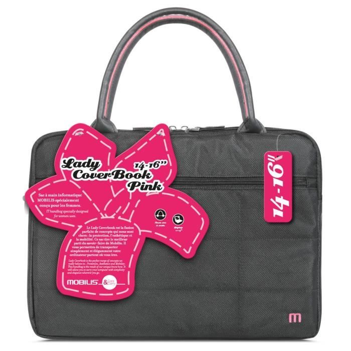 Mobilis Sac à Mains - Lady CoverBook - 14-16'' - Rose