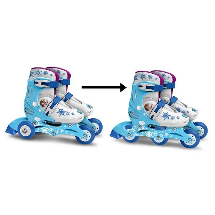 LA REINE DES NEIGES Patins en ligne 2 en 1 - trois Roues 27-30