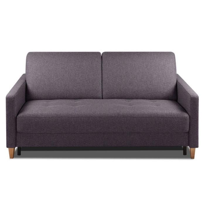 Renatonisi Tissu Violet 160cm Convertible Canapé Oggetto Sommier Tweed 14cm Rapido Lattes Matelas Système QdCxthsr