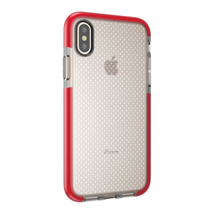 coque silicone rouge iphone 8