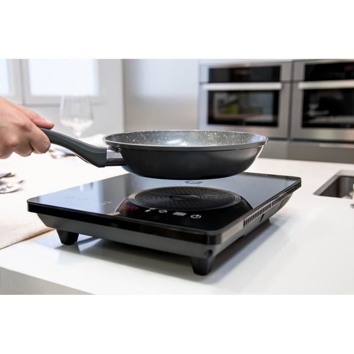 Plaque induction digitale full crystal de haute1