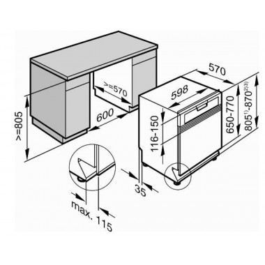 LAVE VAISSELLE ENCASTRABLE 60 CM  G4220SCINR1