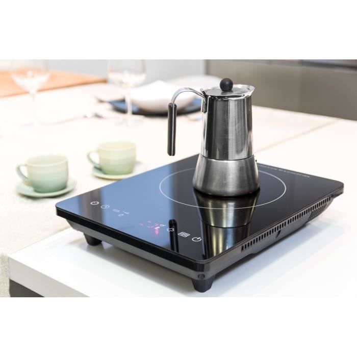 Plaque induction digitale full crystal de haute3