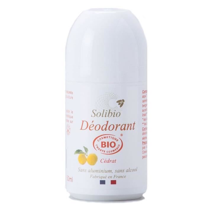 SOLIBIO Déodorant - Cédrat - Bio - 50 ml