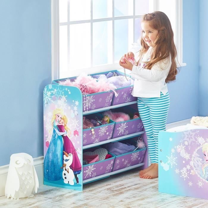 LA REINE DES NEIGES Meuble de rangement Jouets enfant 6 bacs - Worlds Apart