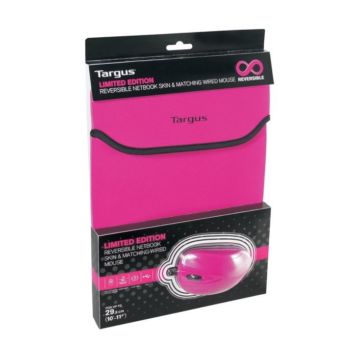 TARGUS Housse réversible 10 11,6+ souris Fuchsia et noir   Achat