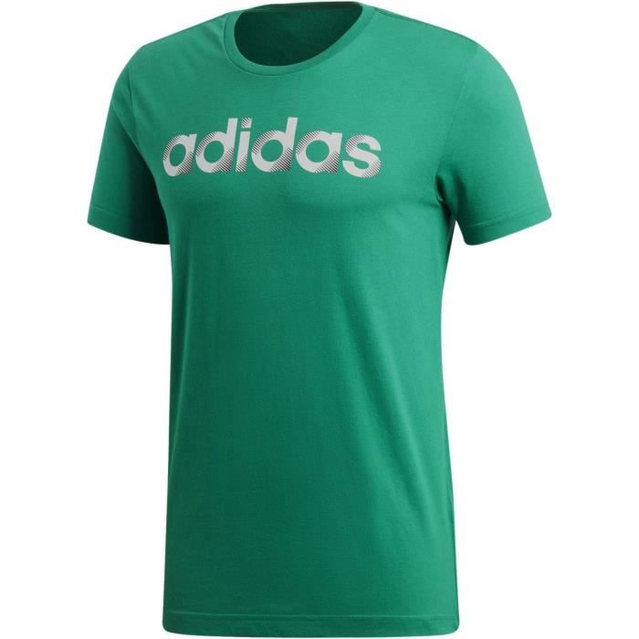ADIDAS T-shirt Sliced Linear - Homme - Noir