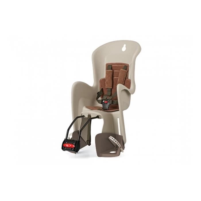 POLISPORT Siège Bébé Bilby Maxi Porte Bébé Arrière Fixation au Porte Bagage Sangles 5 Points