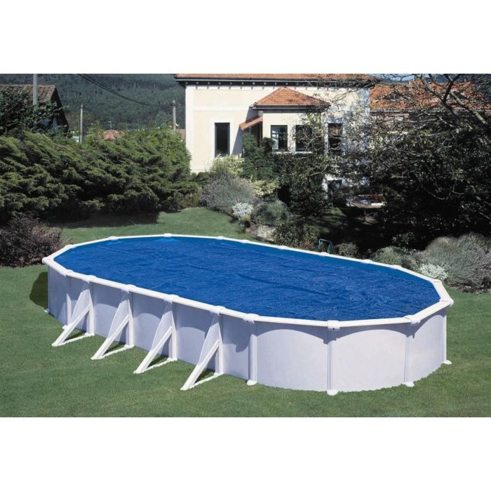 GRE Bâche à bulles pour piscine ovale 1000x550 cm anti U.V.A.