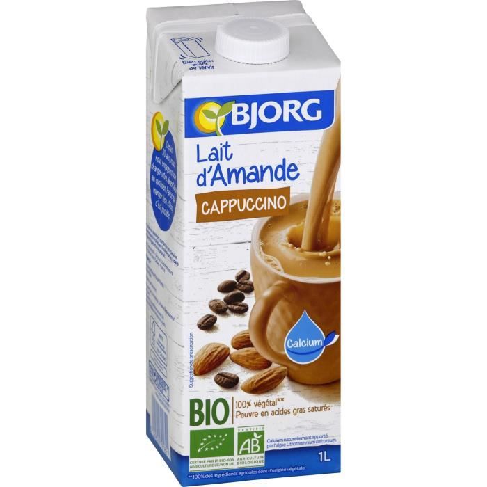 BJORG Lait d'Amande Cappucino Bio - 1 L