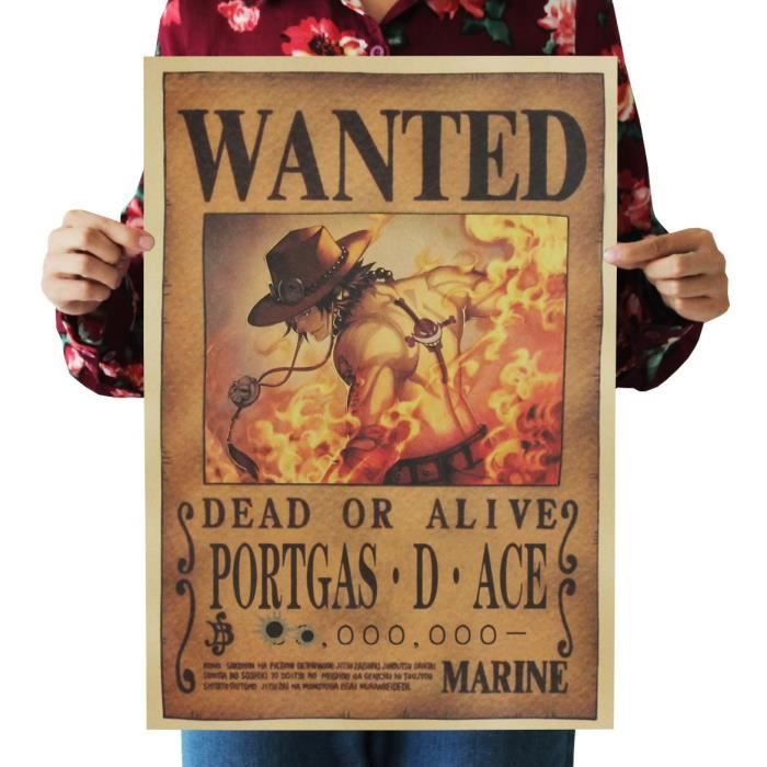 Poster Buronan One Piece Ace - Harga buronan di one piece ...