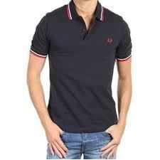 POLO FRED PERRY HOMME BLEU MARINE SLIM FIT - Achat / Vente ...