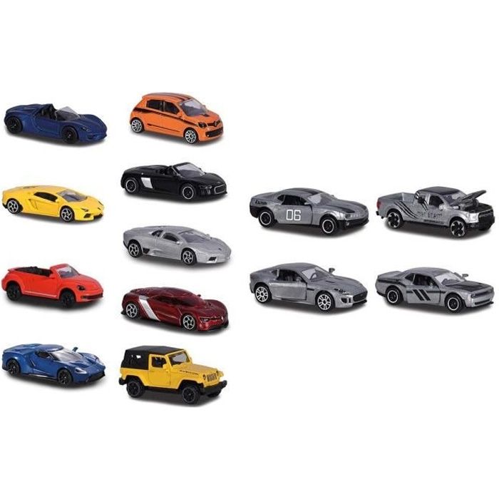 majorette b200 set 13 pieces (9+4 exclusifs) - achat / vente voiture