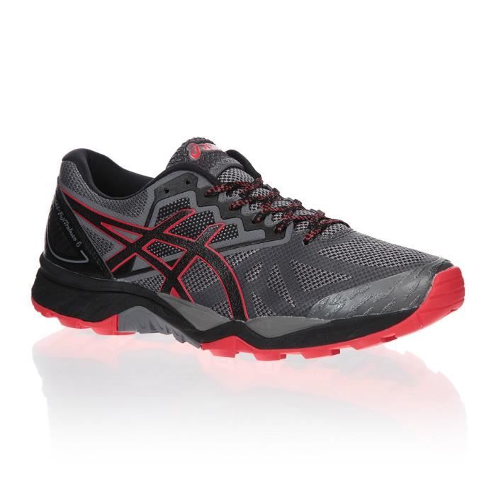 Fujitrabuco Homme Asics Gris Gel Pas 6 Et Rouge Baskets Prix EUZFTqF6nw