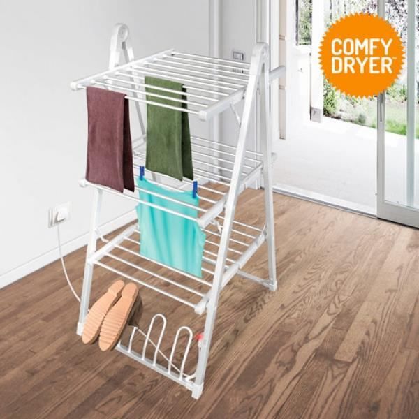 Etendoir à linge sechoir électrique1