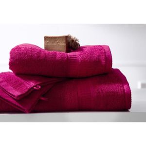 PARURE DE BAIN TODAY Set de 4 pièces éponge JUS DE MYRTILLE 100% 