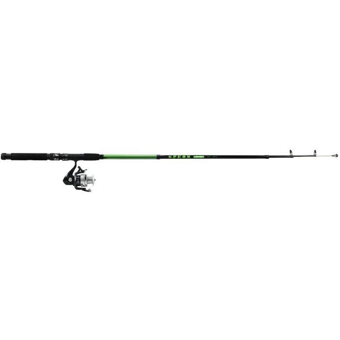 Canne à pêche combo mini lancer télescopique - 2,10 m