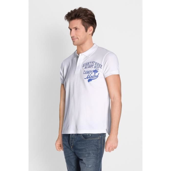 CAMPS Polo Manches Courtes - Homme - Blanc