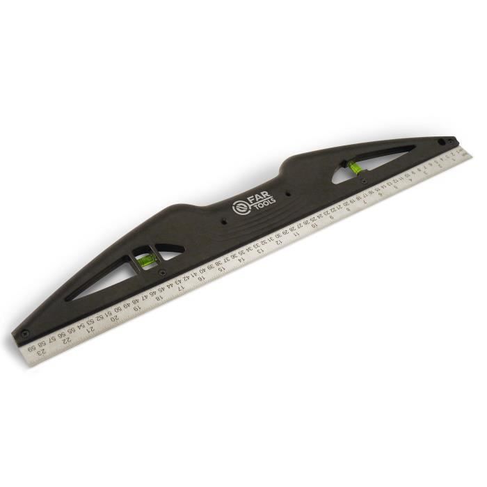 FARTOOLS Regle avec niveau 60 cm