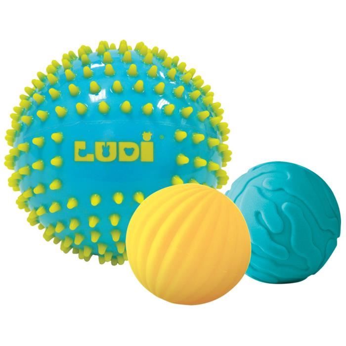 LUDI Balles Sensorielles Bleues