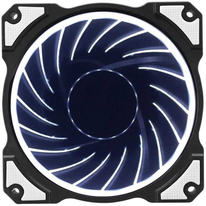 JONSBO Ventilateur Boitier PC FR-101 - 12cm LED Blanc - Dimension: 120mm (W) x 120mm (D) x 25mm (H)