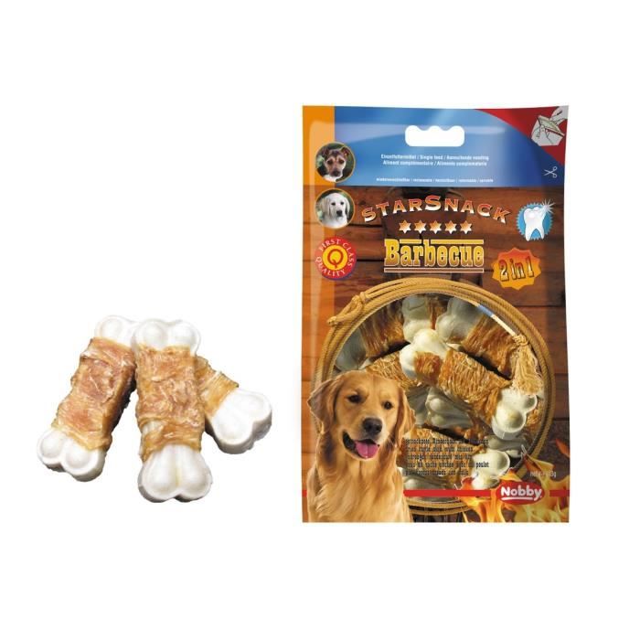 NOBBY Snack poulet os enrobe pour chien 113g