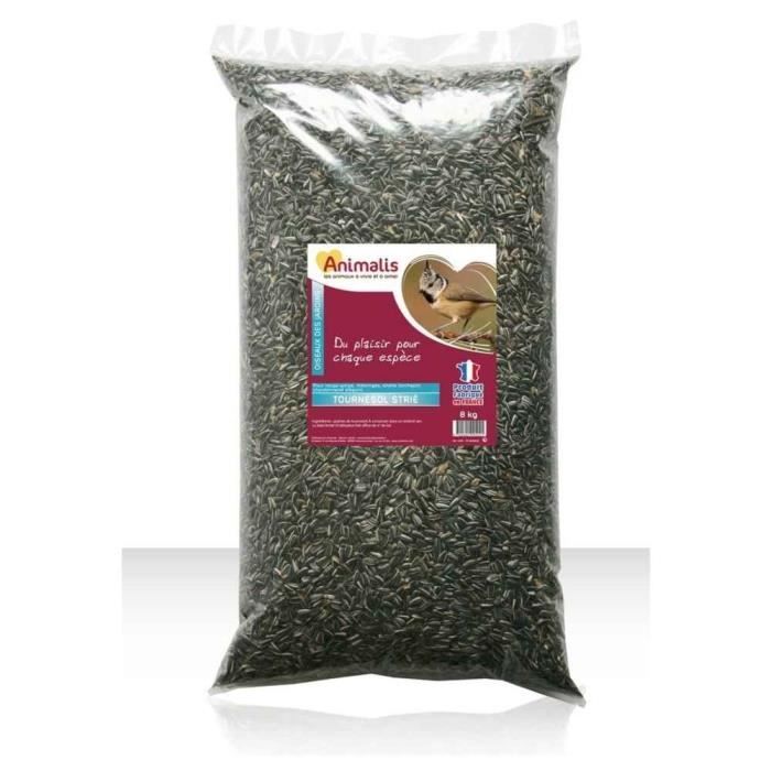 Animalis Tournesol Strié Pour Oiseaux Des Jardins 8kg