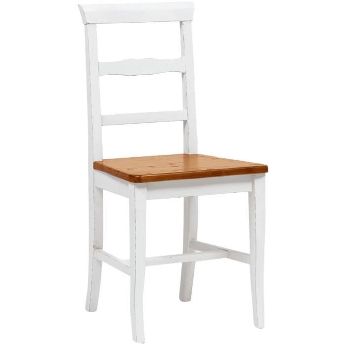 Chaises 2 Country Set Structure TilleulL45xpr43xh92 Blanc Et In En Bois MassifFinition Made Hêtre De Avec Cm Italy 8PXNnO0wkZ