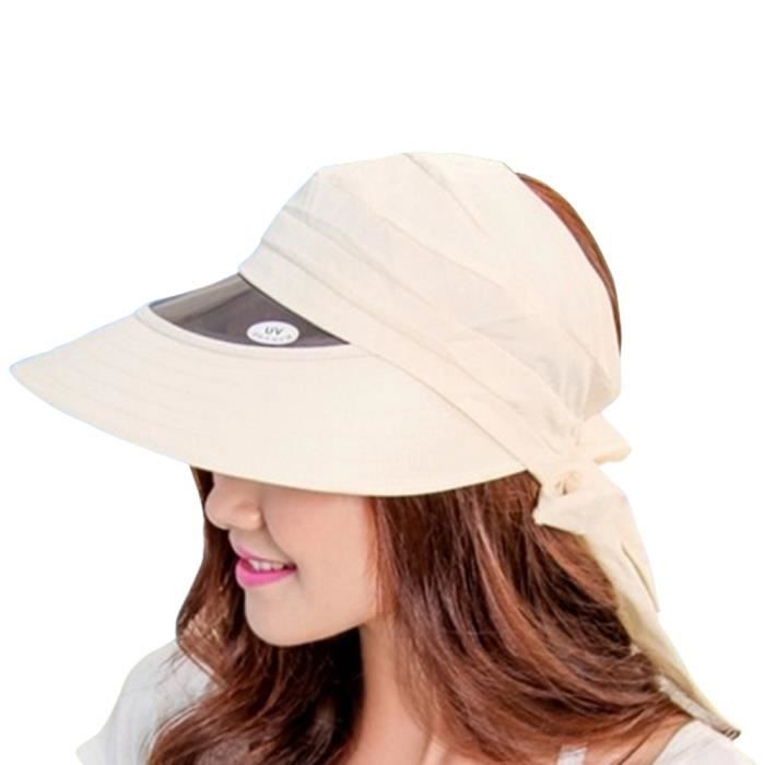 Casquette Visiere Joli chapeau de paille Femme fille ...