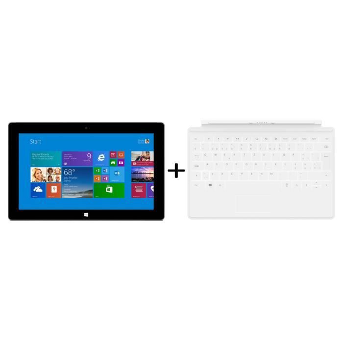  SURFACE 64GB + TOUCH COVER BLANC1