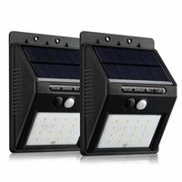 LAMPE DE JARDIN X-Century 2 Pack 16 LED Lampe Solaire Extérieure/E LAMPE DE JARDIN X-Century 2 Pack 16 LED Lampe Solaire Extérieure/E