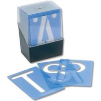 POCHOIR CRÉATIF Helix H70020 - - Pochoirs lettres 150 mm POCHOIR CRÉATIF Helix H70020 - - Pochoirs lettres 150 mm