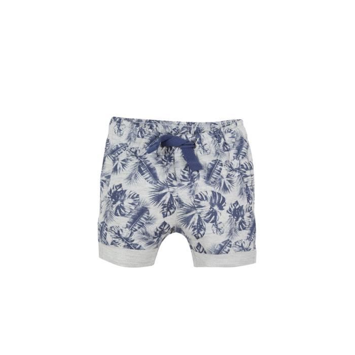 Z Bermuda Gris Clair Chiné Bébé Garçon