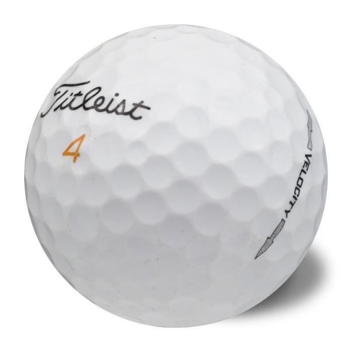 TITLEIST Lot de 50 Balles Titleist Velocity Reconditionnées