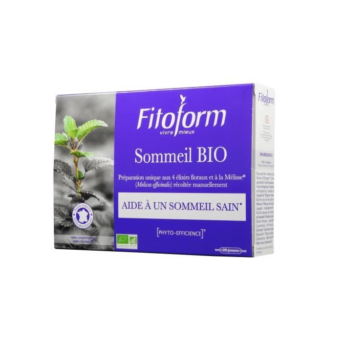 FITOFORM Sommeil Bio - 20 ampoules